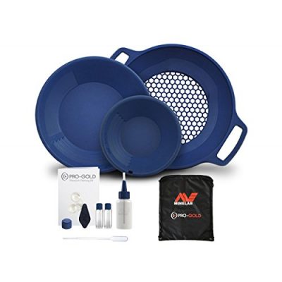 Kit Pro-Gold de Minelab – Kit completo para buscar oro, con tamiz y detector de metales